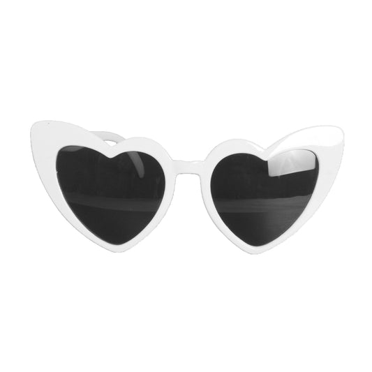 Heart Sunglasses (White)