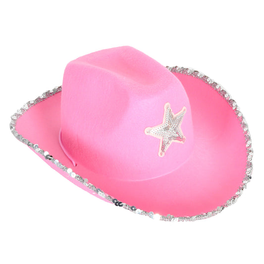 Star Cowboy Hat - Light Pink