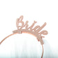 Glitter Bride headband with veil- Silver