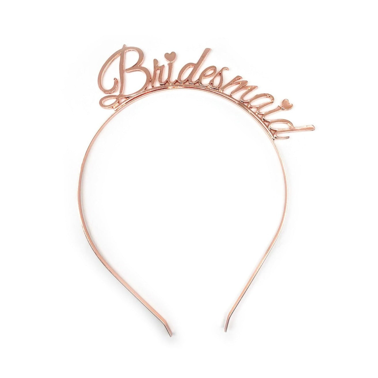 Bridesmaid headband- Rose Gold