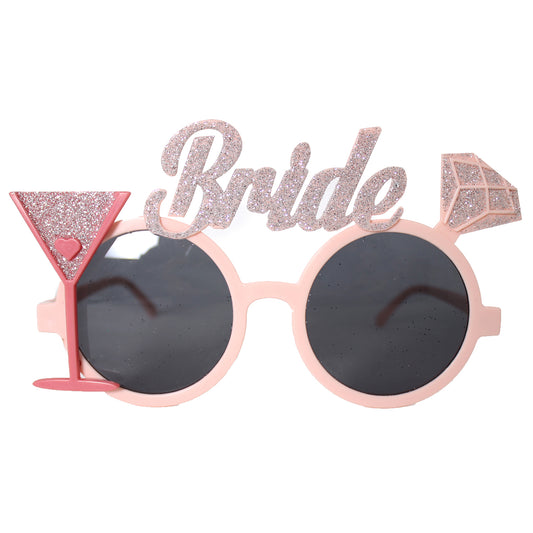 Glitter Bride Party Glasses