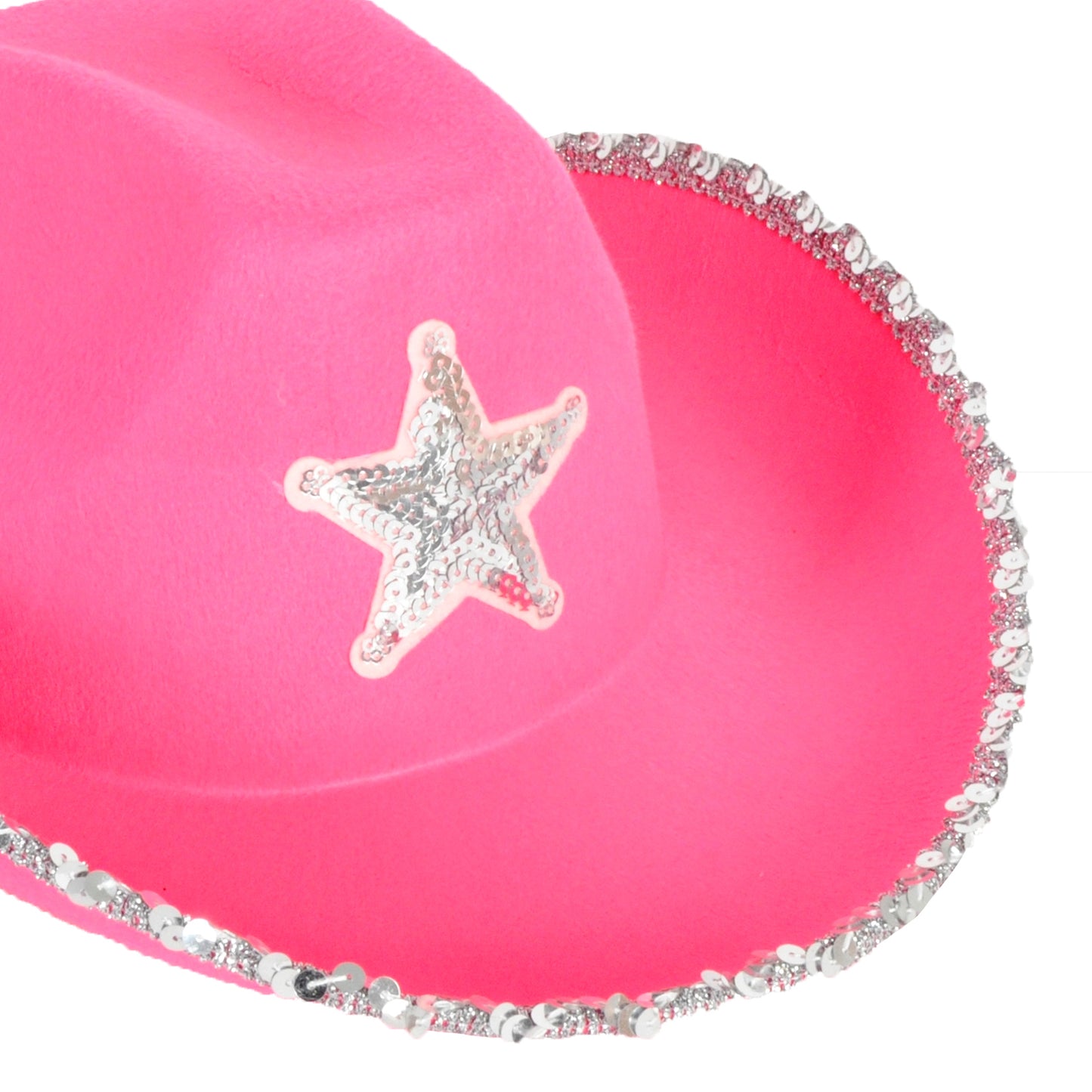 Star Cowboy Hat - Hot Pink