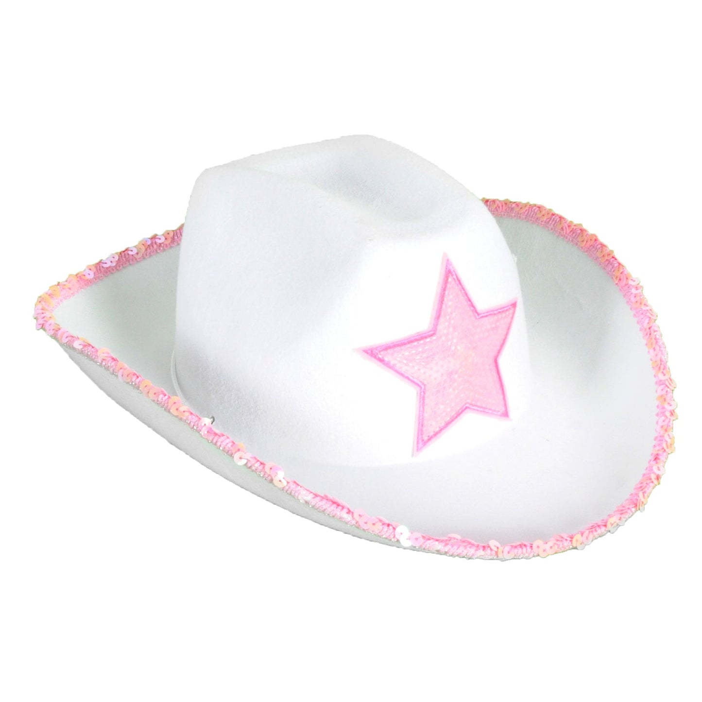 Star Cowboy Hat - Light Pink