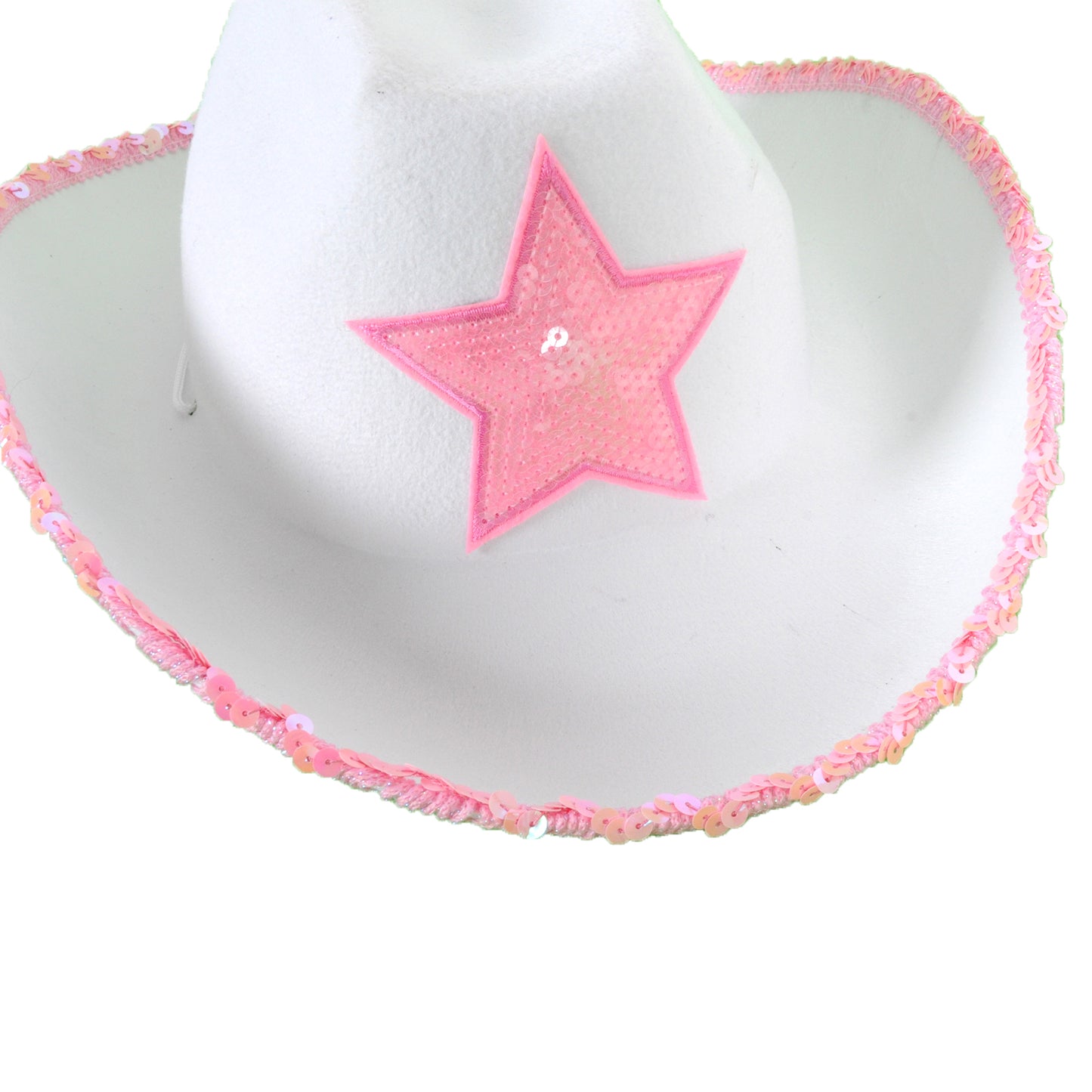 Star Cowboy Hat - White