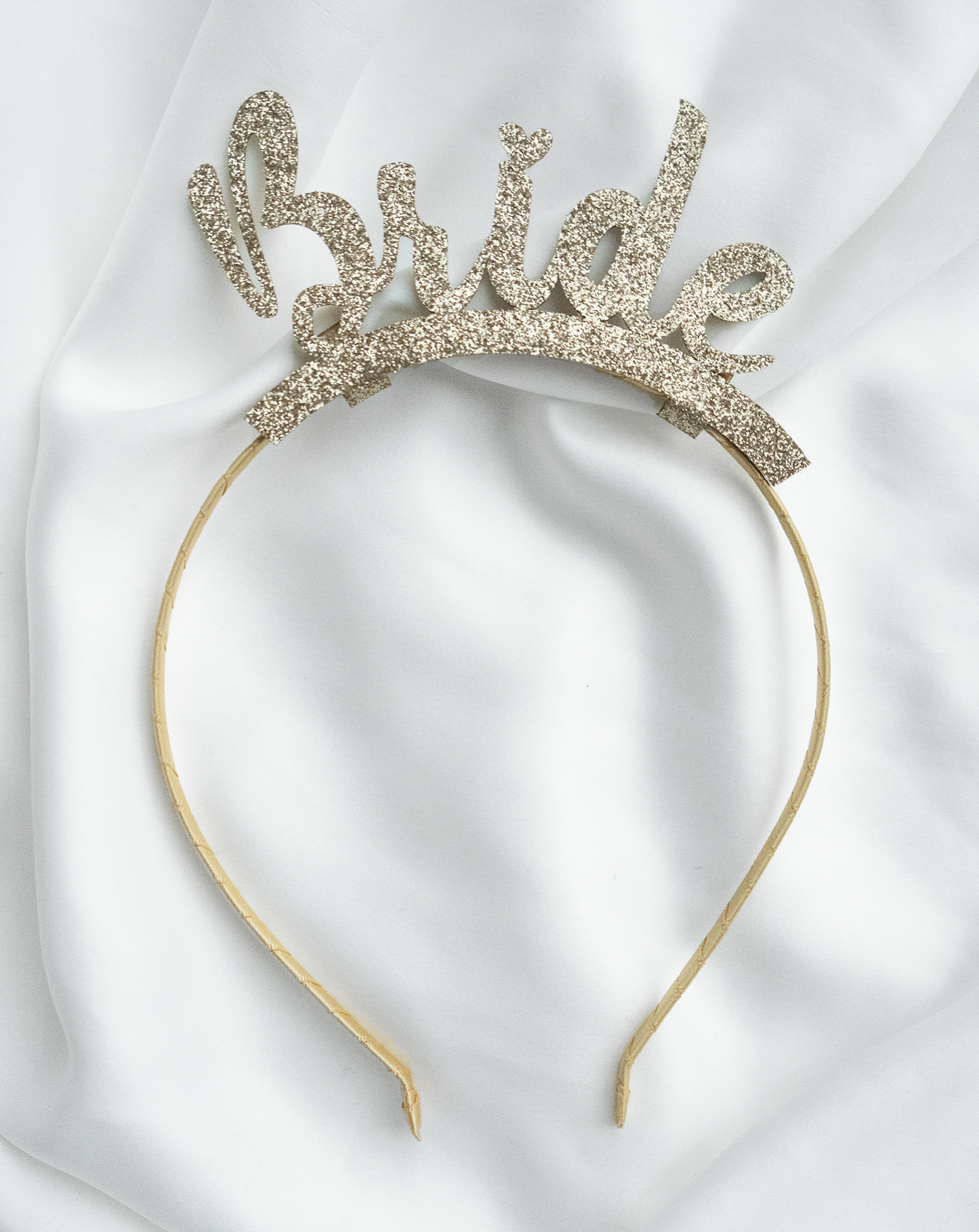 Glitter Bride headband